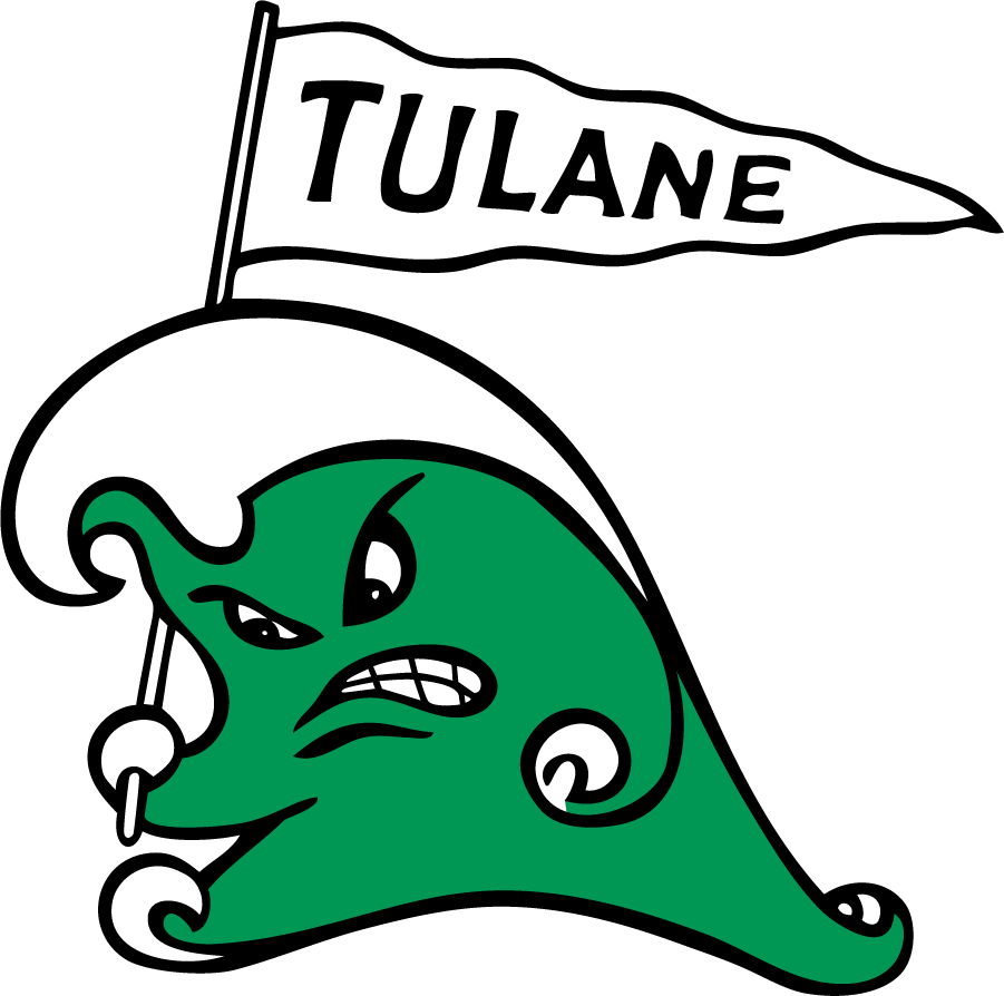 Tulane Green Wave 1964-1986 Primary Logo DIY iron on transfer (heat transfer)